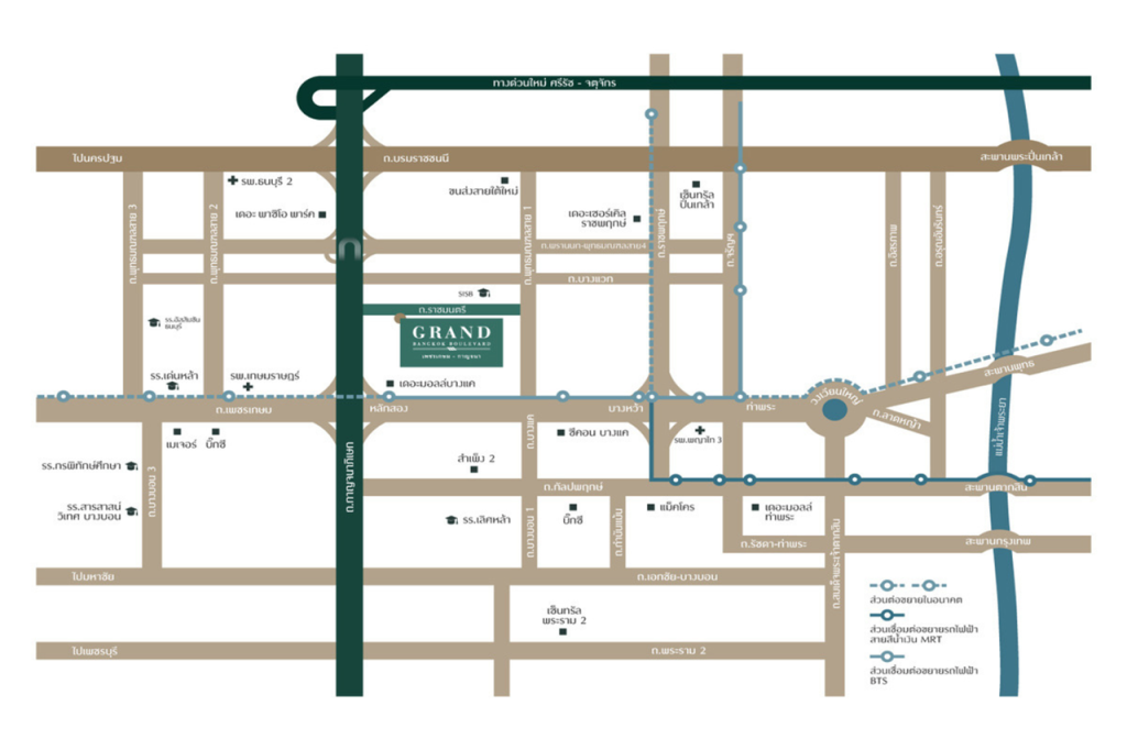 Grand-Bangkok-Boulevard-Petchkasem-Kanchana-MAP