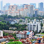 Marina Bay Skyline at Dusk feature for expat rental districts