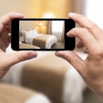Taking picture hotel room