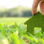 eco house icon concept