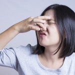 Woman Smelling