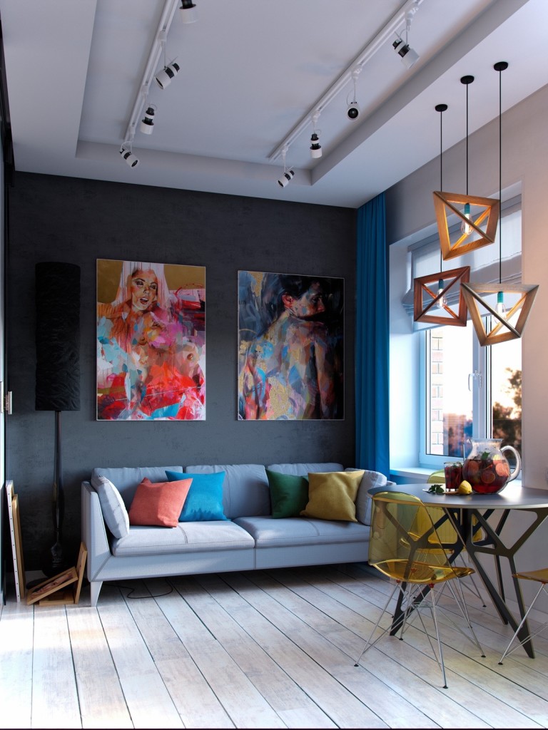 Dengan fokus pada satu ruangan, Anda bisa mendapatkan kenyamanan ekstra di rumah kecil. (Foto: Home-Designing)