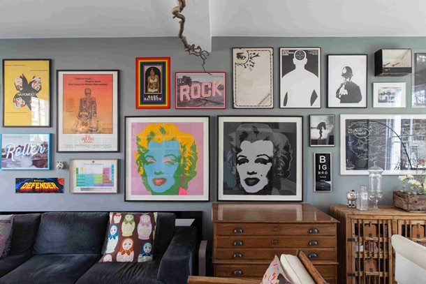 Dekorasi pop art design juga bisa Anda buat sendiri! (Foto: Apartmenttherapy.com)