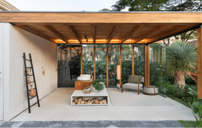 5.12 Teras Rumah Minimalis Bohemian dan Rustic