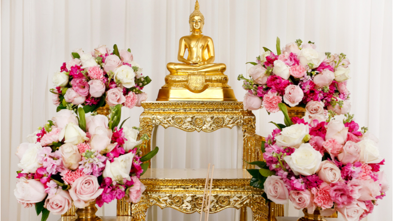 การจัดโต๊ะหมู่บูชา