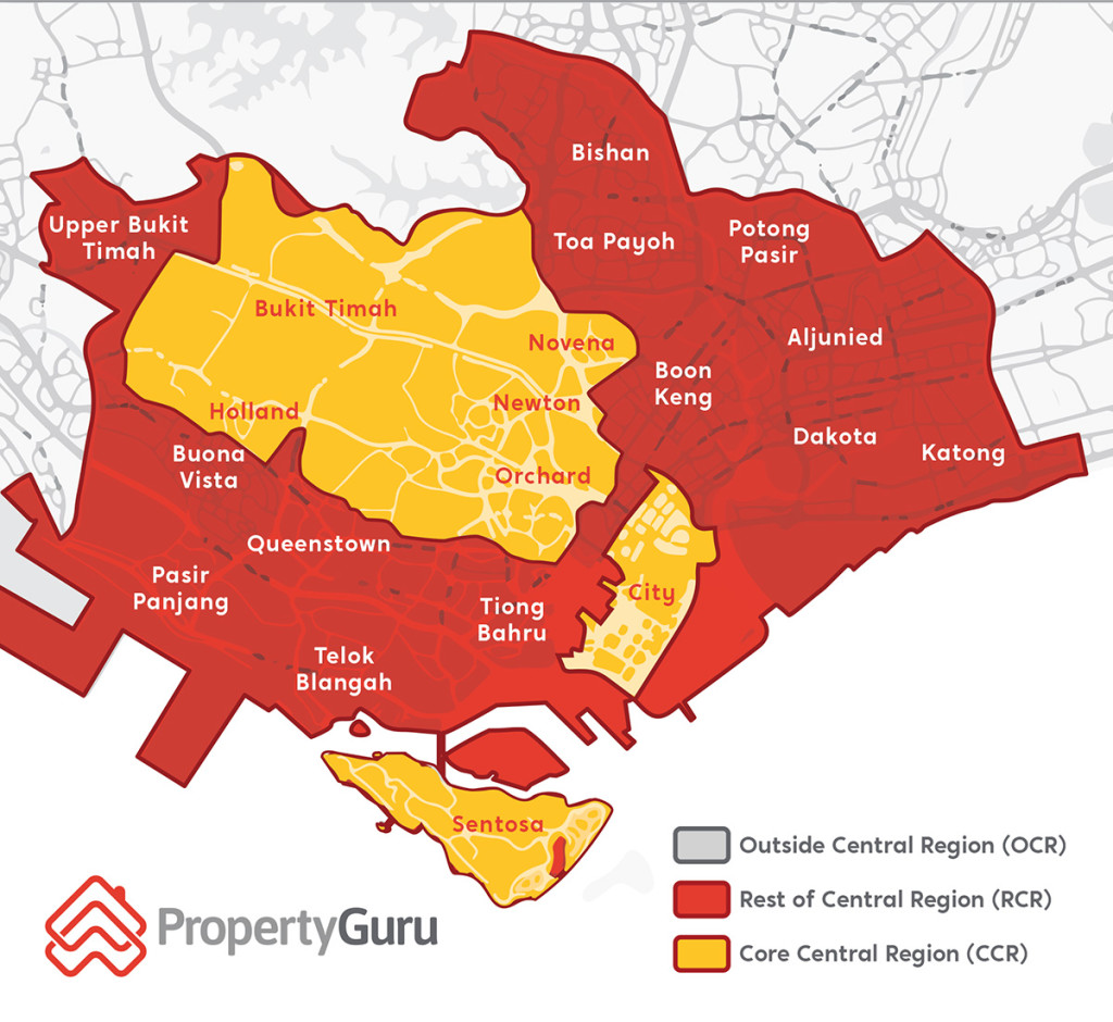 Ccr Ocr Rcr City Fringe Singapore Property Ura Map 1024x940 