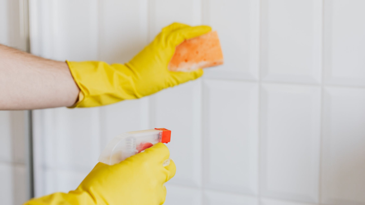 Semprotan air sabun salah satu bahan untuk mengusir rayap. (Sumber: Pexels.com)