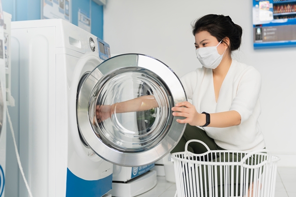 Washing clothing regularly will help keep the virus at bay