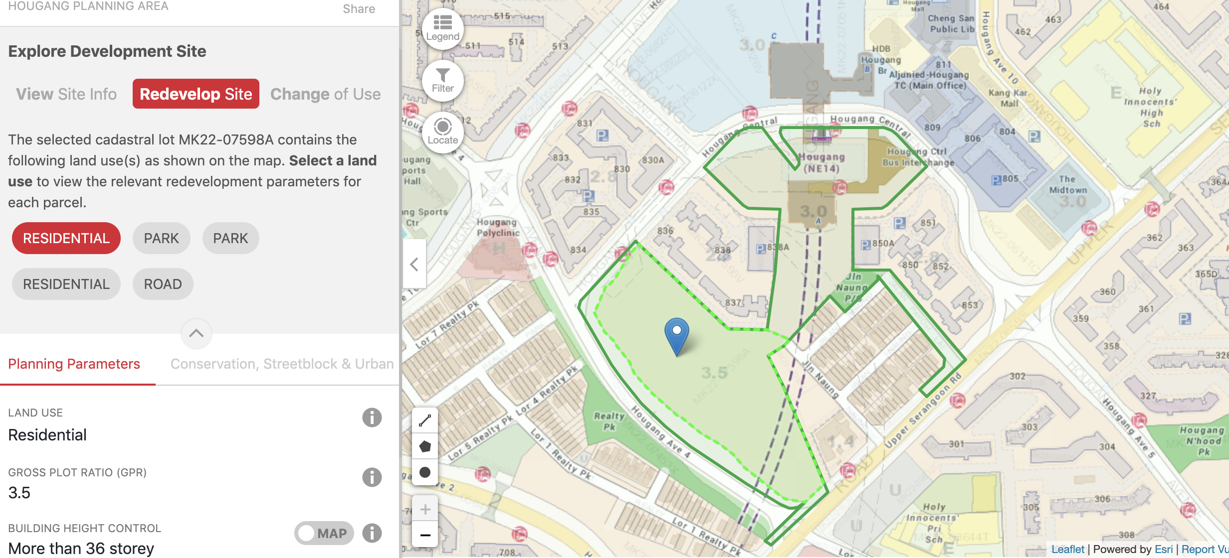 Hougang Map 