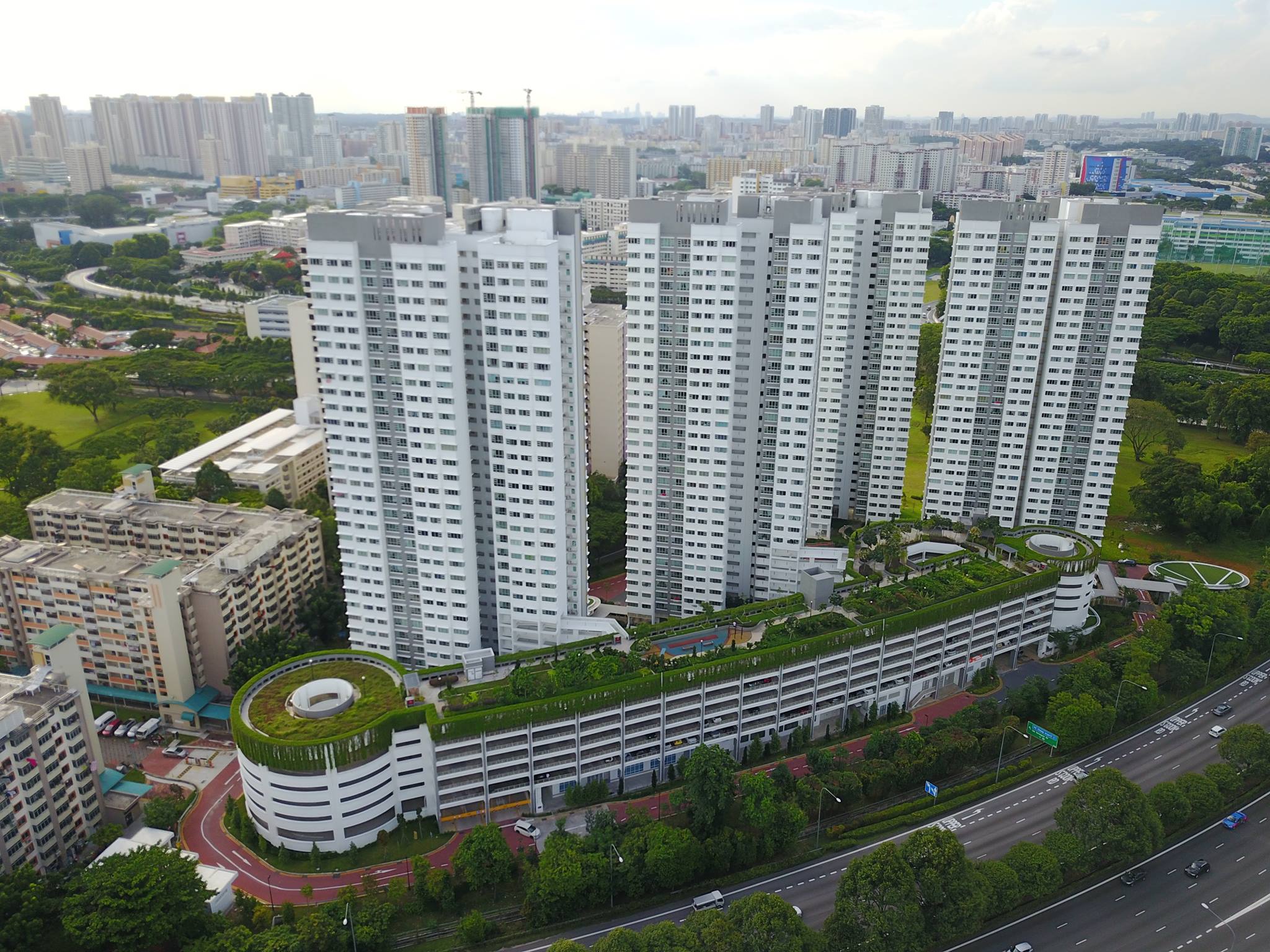 Tallest Hdb Flats Singapore Tenteram Peak 