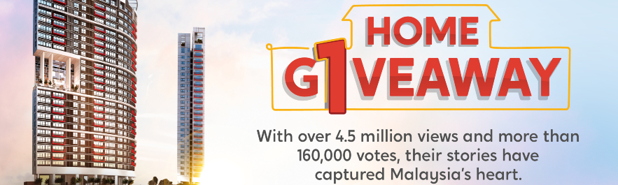 Over 160,000 Malaysians Have Rallied & Helped One Deserving Malaysian To Win A Free Home!