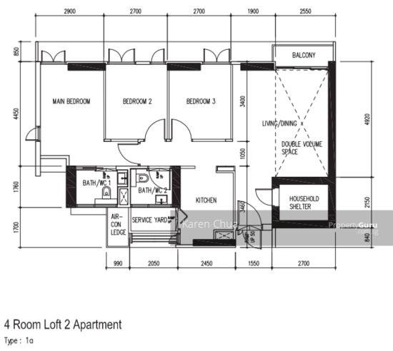 HDB LOFT UNIT dawson floor plan