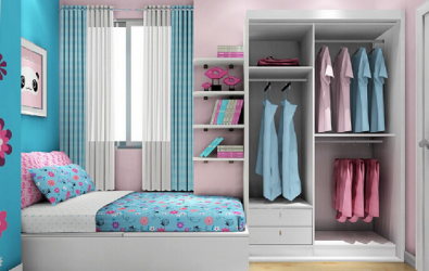 12 Inspirasi Cat Kamar Tidur 2 Warna