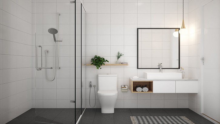 Maksimalkan fungsi meja wastafel minimalis sebaik mungkin. Sumber: Interior Design Ideas
