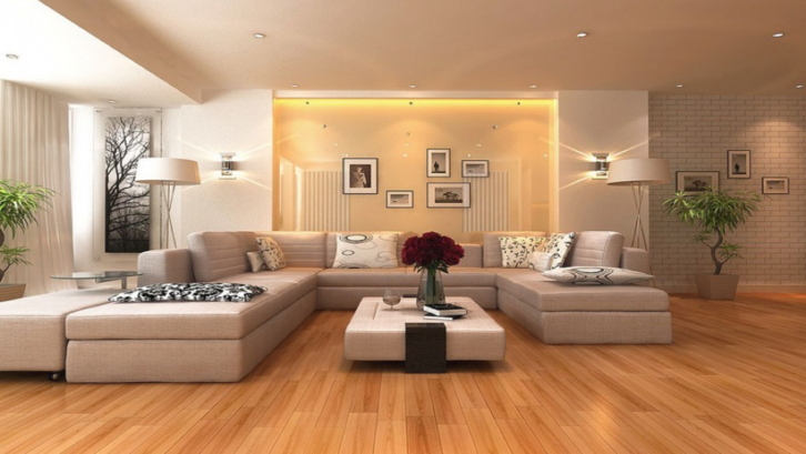  Warna krem pada plafon dapat membuat ruangan lebih tenang dan nyaman (Foto: housepaintersauckland.co.nz).