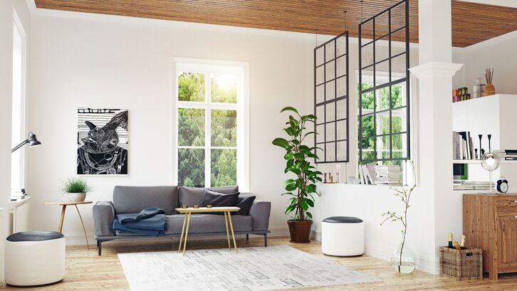 Model pembatas ruangan seperti ini terbilang klasik karena Anda dapat menemukan gaya jendela seperti ini pada rumah bergaya lama. (Foto: Countryliving.com)