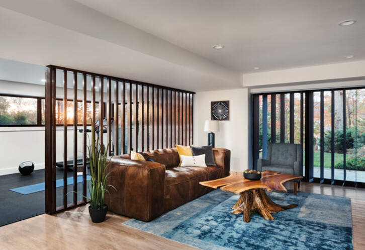 Ruangan rumah yang cukup luas sangat cocok dengan konsep ini. (Foto: Houzz.com)